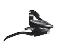 Leva freno e deragliatore 7 velocità 4 dita nero Shimano ( Destra | 7 )