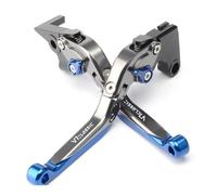 Leva freno frizione Moto CNC Regolabile Allungabile Pieghevole Leve Freno Frizione Per MOTO GUZZI Per V7 Classic 2008-2016 2017 2018 2019 2020(Blue)