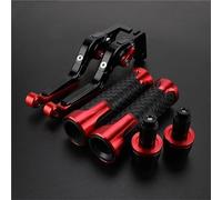 Leva freno frizione regolabile per ZG1000CONCOURS 1992-2006 Manopole manubrio pieghevoli(Red5)