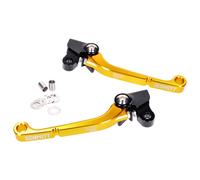 leva freno leva frizione Schmitt CNC in alluminio nero-oro per Simson S50, S51,