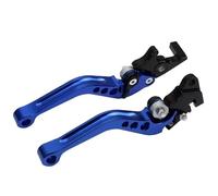 Leva Freno Leve Frizione Leva Freno Universale Per Moto E Scooter In Alluminio Disco Anteriore Tamburo Posteriore Doppio Leve Frizione Regolabili Maniglia(Blue)