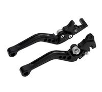 Leva Freno Leve Frizione Leva Freno Universale Per Moto E Scooter In Alluminio Disco Anteriore Tamburo Posteriore Doppio Leve Frizione Regolabili Maniglia(Black)