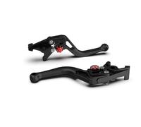 Leva freno LSL BOW R51, corta, perla nera sabbiata/rossa, rosso