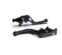 Leva freno LSL BOW R53R, corta, perla nera sabbiata/blu, blu