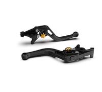 Leva freno LSL BOW R53R, corta, perla nera sabbiata/oro, oro