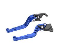 Leva Freno Moto, 2 Pezzi Leva Freno Frizione Moto Manubrio Dispositivo di Frenatura Maniglia Freno Frizione Regolabile in Lega di Alluminio Universale per Moto Pit Dirt Bike (BLUE)