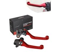 Leva Freno Moto,Billet Pivot Leva Freno Frizione Pieghevole per CR80R CR85R 98-07 CRF150R 07-25 CR125R CR250R 92-03 CRF450R 02-03 XR650R 00-06 Rosso