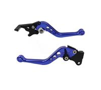 Leva Freno Moto Motore per moto Suzuki CNC in alluminio regolabile, leva freno a tamburo frizione, maniglia(Blue)