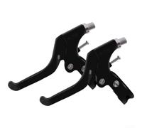 Leva Freno MTB Giovani 3cm per corsa Breve Plastica Leva Freno | Design 4 dita, presa corta 3cm, plastica PP resistenza, per bambini 5-12 anni, montaggio facile(Black)