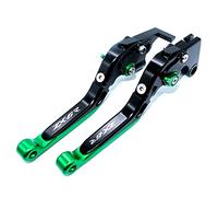 Leva freno per Kawasaki Ninja ZX-6R ZX6R ZX 6R 636 2018 2017 2016 2007-2018 Moto CNC Regolabile Pieghevole Allungabile Freno Frizione Leve (C)
