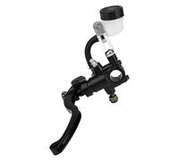 Leva Frizione Cilindro Maestro Freno Anteriore, 22 Mm 7/8" Leva Frizione Universale Cilindro Freno Idraulico Tondo Moto Universale(Pompa superiore sinistra)