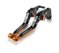 Leva Frizione CNC, Leva Freno, Set Leve Pieghevoli Regolabili, Compatibile con NMAX125, NMAX150, NMAX155 V1, V2, V3 2015-2023(A12)