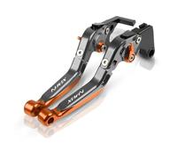 Leva Frizione CNC, Leva Freno, Set Leve Pieghevoli Regolabili, Compatibile con NMAX125, NMAX150, NMAX155 V1, V2, V3 2015-2023(A4)