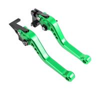 Leva Frizione Freno Moto Per Z750 Per Z 750 2007-2012 Per Z800 2013-2016 Moto Breve Lungo Regolabile Freno Leve Di Frizione Maniglie Leva(Short green)
