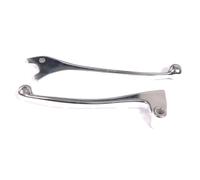 Leva Frizione + Leva Del Freno Argento per Kawasaki Z 400 D 1976-1977