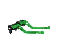 Leva Frizione Moto Per Royal Per Enfield 350 Moto Classic 2021 Lunga Leva Del Freno Frizione Set Moto CNC Maniglia Regolabile Grips(3D 177 green long)