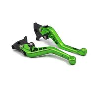 Leva Frizione Moto Per Royal Per Enfield 350 Moto Classic 2021 Lunga Leva Del Freno Frizione Set Moto CNC Maniglia Regolabile Grips(3D 147 green short)