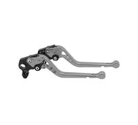 Leva Frizione Moto Per Royal Per Enfield 350 Moto Classic 2021 Lunga Leva Del Freno Frizione Set Moto CNC Maniglia Regolabile Grips(3D 177 gray long)
