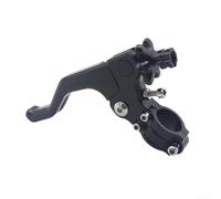 Leva frizione per moto, in alluminio CNC, design corto con un dito, riduce la resistenza alla trazione della leva per un funzionamento più facile, si adatta a una vasta gamma di moto (nero)