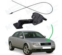 Leva Gancio Con Filo Cavo Apertura Cofano Anteriore Per Audi A4 2001 - 2008