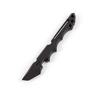 Leva in titanio EDC Multi Tool con apribottiglie, apribottiglie, funzione clip (nero)