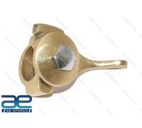 Leva Mag Choke D'aria Ottone Lato Destro Manubrio 1" Per BSA TRIUMPH NORTON AJS