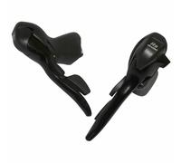 Leva-manopola strada microshift 8v. tripla in alluminio nero (coppia) compatibil