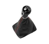 Leva Marce Leva Del Cambio Per Seat Leon III 3 MK3 2012-2020 Elegante | ABS/Pelle,Nero,Impugnatura Ergonomica,Sensazione Confortevole,Cambio Fluida(B0526)
