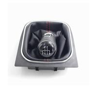 Leva Marce Manopola Cambio Per VW Per Golf 5 6 MK5 Per GTI Elegante | 5 marce/6 marce,Manuale,Pomello con copertura,Compatibile con Cambio(5 speed red thread)