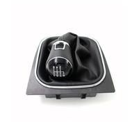 Leva Marce Manopola Cambio Per VW Per Golf 5 6 MK5 Per GTI Elegante | 5 marce/6 marce,Manuale,Pomello con copertura,Compatibile con Cambio(6 speed black thread)