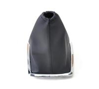 Leva Marce Miglioramento Pomello Cambio Per Ford Per Focus Per Mondeo | Argento/Nero,1 Copertura in gomma per pomello del cambio,Pelle sintetica(Case pls check size)