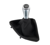 Leva Marce Per BMW 1 Series E81 E82 E87 E88 Pomello Leva Cambi Stile | Nero,1 Pomello del cambio 1 Copertura per il pomello,Pelle sintetica/ABS(6 Speed 2pcs)
