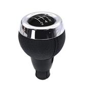 Leva Marce Per Mini Per Cooper S ONE R55 R56 Sportivo Leva Del Cambio | Nero/Argento/Rosso,1 Pomello del cambio,Pelle/ABS,Qualità Assicurata(5 speed Black)
