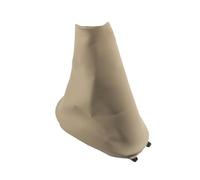 Leva Marce Pomello Cambio Per Clio 2 II Per Megane Vestibilità Standard | Pelle/gomma plastica,Nero/Beige,Impugnatura Ergonomica,Sensazione Confortevole(Beige Case Only)