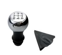 Leva Marce Pomello Leva Cambi Per Peugeot 206 306 406 107 Miglioramento | ABS/Cromo,Nero/rosso/nero opaco/cromato,Impugnatura Ergonomica(Chrome Black)