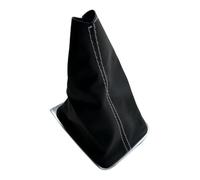 Leva Marce Pomello Leva Cambio Per VW Per Golf 7 Vestibilità Standard | Pelle sintetica,Nero,Impugnatura Ergonomica,Sensazione Confortevole(Case Only White)