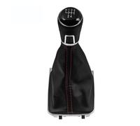 Leva Marce Pomello Leva Cambio Per VW Per Golf 7 Vestibilità Standard | Pelle sintetica,Nero,Impugnatura Ergonomica,Sensazione Confortevole(5 Speed Case A)