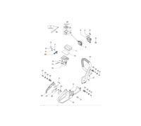 Leva motosega modelli GS350 ORIGINALE OLEOMAC 50240060BR 50240060AR