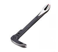 Leva multifunzione 3 in 1 con coda di rondine e testa piatta, estrattore per chiodi in acciaio al manganese 45 e strumento a martello, finitura antiruggine per lavori di costruzione e demolizione