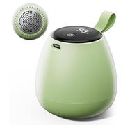 Leva Pelucchi Elettronico, Levapelucchi Elettrico Domestico con Display LED e 3 Velocità, Togli Pelucchi Elettrico con 2 Lame, Rasoio Elimina Pelucchi Potente ed Efficace per Abiti e Tessuti