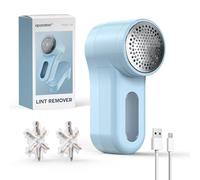 Leva Pelucchi Elettronico, Togli Pelucchi Elettrico con Lame Spazzola a 6 Lamelle, USB Levapelucchi Elettrico Ricaricabile per Vestiti, Maglioni di lana, Mobili, Lanugine, Pelucchi, Cuscini
