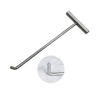 Leva per Copertura di Scarico fognario, Gancio per Pulizia fognaria, Gancio per Copertura di tombino, Maniglia in Metallo a T, Sollevatore per griglia di Scarico, Ganci di Sollevamento per c