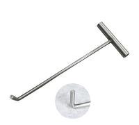 Leva per Copertura di Scarico fognario, Gancio per Pulizia fognaria, Gancio per Copertura di tombino, Maniglia in Metallo a T, Sollevatore per griglia di Scarico, Ganci di Sollevamento per c