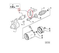 LEVA PER MOTORINO AVVIAMENTO FIAT PANDA - LANCIA DELTA ORIGINALE 9939129