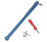 Leva per Valvola Pneumatici, Estrattore valvola pneumatico Utensili per valvole pneumatici 3 pezzi Kit di riparazione valvola pneumatici Strumento per rimozione della valvola del pneumatico