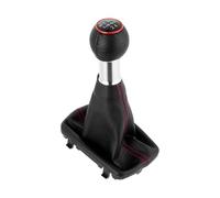 Leva Pomello Cambio 12mm Pomello Cambio 5/6 Marce Manuale con Gaiter Boot Per A3 Per S3 ABS Plastica(Red 5 speed)
