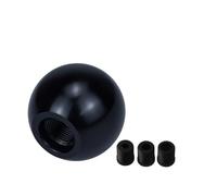 Leva Pomello Cambio Auto Pomello Cambio Automatico Universale Con Ingranaggio A Sfera In Alluminio Dado A Vite Per Veicoli Manuale Parti Ricambio Per Interni(Black)