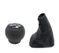 Leva Pomello Cambio Per OPEL Per CORSA C 01-06 Per TIGRA B Per COMBO C Pomello Cambio Cuffia Cambio Collare Della Cuffia Freno A Mano Parapolvere Pomello Cambio Auto(2Pcs Gear Knob Cover)