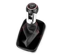 Leva Pomello del Cambio Per Per Golf Per Bora Jetta Per GTi MK4 Auto 5/6 Velocità 12mm Leva Del Pomello Del Cambio Shifter Ghetta Boot Pomello Cambio(5 Speed Suit)