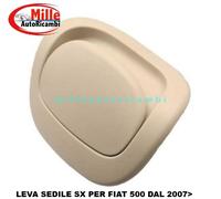 LEVA RIBALTAMENTO SEDILE PER FIAT 500 2007>/500 2015> SX AVORIO (NO ABARTH)